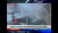 Fire reported in Palo Verde industrial zone