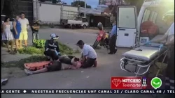 He tried to flee after stealing a helmet and ended up in an accident in #Esteli