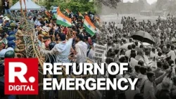 BJP Targets Cong Govt, Calls Ranchi Protest 'Carbon Copy Of Indira Gandhi's Brutal Emergency'