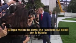Russian diesel, Trump to Meloni: "The deal with Putin is for the whole world, not for us"
