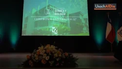 Ceremonia del 32º Aniversario de la Facultad de Química y Biología Usach
