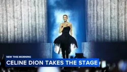 Celine Dion takes the stage after nearly 6 years