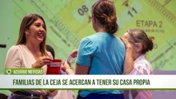 Families in La Ceja are one step closer to owning their own home