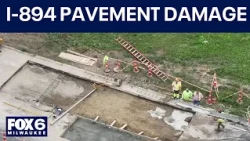 Lanes closed on I-894 near Howard; distressed pavement | FOX6 News Milwaukee