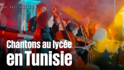 Singing at High School in Tunisia