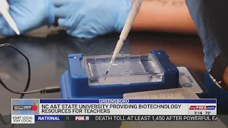 North Carolina A&T State University providing biotech resources for teachers