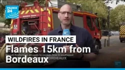 Wildfires in France: French farmers provide water tankers to help fight fire • FRANCE 24 English