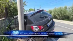 LUSHNJE / Trajleri perplas 2 makina dhe largohet ne drejtim te paditur, nje nga shoferet ne spital