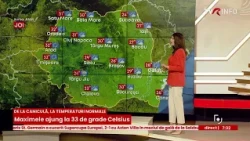 METEO. De la caniculă, la temperaturi normale. Maximele ajung la 33 de grade