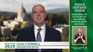 2026 Video Voters' Guide - Sean O'Donnell
