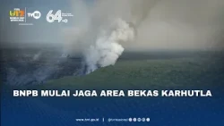 BNPB Mulai Jaga Area Bekas Karhutla