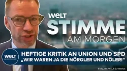 GERMANY: Sharp criticism of Union and SPD reforms! Holznagel speaks out | VOICE IN THE MORNING