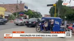 Chiclayo: Concern over broken traffic lights