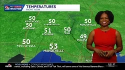 Cool starts continue in your Thursday weather forecast with a pleasant afternoon for Louisiana, M...