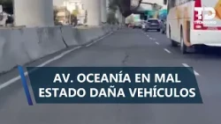 Residents report over 50 potholes on Avenida Oceanía months after repaving