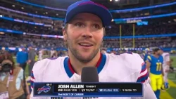 Josh Allen reacts to wild OT win over the Rams on Monday Night Football 🏈 | NFL on ESPN