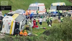 Tourist Bus Overturns in Switzerland: 5 Dead, 40 Injured; Operated by Dutch Tour Company (Septemb...