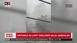 FURTUNA VIOLENTĂ. Acoperiș luat de VÂNT. Bărbat rănit de un acoperiș smuls de vânt.B1TV_30 iunie2026