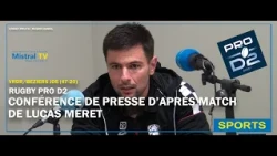 Press Conference Lucas MERET - VRDR BEZIERS - 10/09/2026