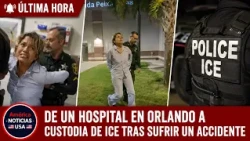 🇺🇸🚨 DE UN HOSPITAL EN ORLANDO A CUSTODIA DE ICE TRAS SUFRIR UN ACCIDENTE