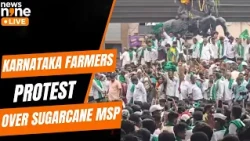 Karnataka Farmers’ Big Protest Over MSP | Sugarcane Prices Become Issue | News9