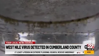 West Nile Virus detected in Central Pennsylvania