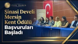 Applications for the Şinasi Develi Mersin City Award are now open