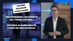 Macabro hallazgo en Aguará Grande