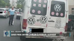 Courier caught behind the wheel again with a suspended license