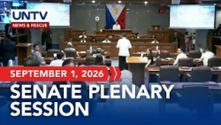FULL: Senate Plenary Session – September 1, 2026