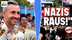 Im Wahlkampf-Endspurt mit der AfD: So reagieren die Linken | BLICKWECHSEL