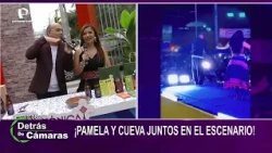 Pamela Franco and Christian Cueva sing together in Cajamarca