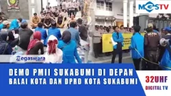 DEMO PMII SUKABUMI DI DEPAN BALAI KOTA DAN DPRD KOTA SUKABUMI