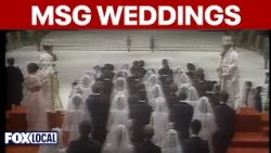 1982: Thousands of couples get married at Madison Square Garden