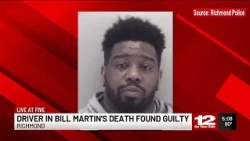 Driver in Bill Martin's death found guilty