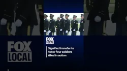 Dignified transfer of US soldiers killed in action
