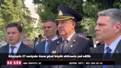 Göyçayda 27 sentyabr Anım günü böyük ehtiramla yad edilib