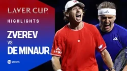 DOWN TO THE WIRE 🔥 | Alexander Zverev vs Alex de Minaur | Day 2 | Laver Cup 2026 Extended Highlights