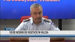 128 VEGETATION FIRES IN VÂLCEA