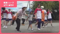 「パワーのある高校生が避難誘導してくれるのはメリット」　隣接する幼稚園と高校が初の合同避難訓練　山梨市