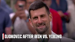 Novak Djokovic explains how he got LUCKY in CHALLENGING First-Round win 🆚 Wu Yibing | 2026 Wimbledon