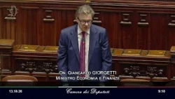 Giorgetti’s irony to a half-empty chamber: "Thanks to the colleagues present." But there are only 12
