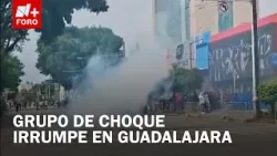Water protest today reports acts of vandalism in Guadalajara