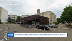Un fost spațiu comercial din zona IRTA, transformat într-o adevarată groapă de gunoi