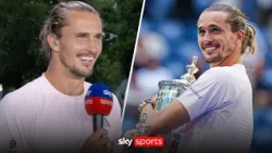 ‘I FORGOT about the score!’ 🤣 | Alexander Zverev on not realising he’d won the US Open