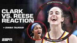 REACTION to the Fever’s OT comeback vs. Dream 🍿 + Diana Taurasi jersey retirement | SportsCenter