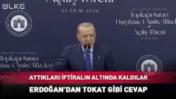 Attıkları İftiraların Altında Kaldılar! Erdoğan'dan Tokat Gibi Cevap...