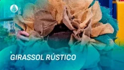 Aprenda a fazer um Girassol Rústico em Amarrações de Juta para NUNCA mais ERRAR | Faça Você Mesmo