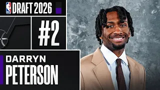 Darryn Peterson goes #2 Overall to the Utah Jazz in the 2026 NBA Draft!