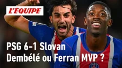 PSG 6-1 Slovan: Dembélé or Ferran Torres, who is the Man of the Match?